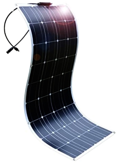 Panou fotovoltaic flexibil monocristalin 100W 36 celule fotovoltaice 18V pentru aplicatii on-grid si off-grid