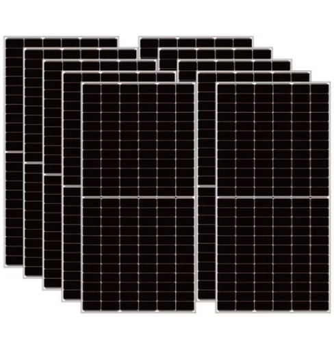 Pachet 10,9 KW 20 X Panou solar fotovoltaic LONGi Solar, 545 W, Monocristalin Half Cell Cut, 144 celule, LR5-72HPH 535-555M, 225x113x3 cm, On-Grid sau Off-Grid, rezidential, comercial